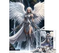 Puzzle per adolescenti 1000 pezzi Principessa Arcangelo Giocattolo educativo Regalo per compleanni Giochi educativi con poster abbinato e foglio di quiz Dimensioni 50x75cm