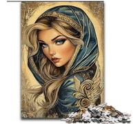 Puzzle per adolescenti 1000 pezzi Principessa indiana, giocattoli educativi e didattici unici, regali di compleanno per bambini dai 14 anni in su dimensioni 50x75cm