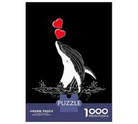 Puzzle Per Adolescenti 1000 Pezzi Protect Whale Love Sea Puzzle Per Adulti Gioco Rompicapo Decorazione Per La Casa Aiuta Ad Allenare Il Cervello 70x50cm/1000pcs