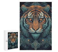 Puzzle per adolescenti, 1000 pezzi, puzzle Steampunk, tigre, ritratto, 3 puzzle per adolescenti, giocattoli fai da te, sfida difficile, regali di compleanno unici, 1000 pezzi