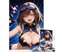 Puzzle per adolescenti 1000 pezzi Ragazza anime con mano cibernetica Decorazione per la casa Giocattoli Regali di compleanno per gioco educativo Migliorare l'amore tra coppie (dimensioni 38x52cm)