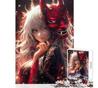 Puzzle per adolescenti 1000 pezzi Ragazza ninja malvagia Decorazione per la casa Giocattoli Regalo di compleanno per gioco educativo Attività divertenti a casa Dimensioni 50x75cm