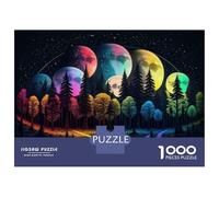 Puzzle Per Adolescenti 1000 Pezzi Rainbow Forest And Planets Puzzle Per Adulti Gioco Per Famiglie Assemblaggio Di Modelli Divertimento A Casa Attività, 38x26cm/1000pcs