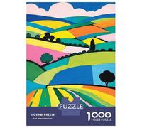 Puzzle Per Adolescenti 1000 Pezzi Rainbow Iowa Print Puzzle Per Adulti Gioco Rompicapo Assemblaggio Di Modelli Per Compleanno, Natale 38x26cm/1000pcs