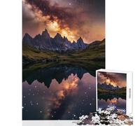 Puzzle per adolescenti 1000 pezzi riflessi della Via Lattea decorazioni per la casa giocattoli regalo di compleanno giochi rilassanti collezione di artisti belle arti dimensioni 50x75cm