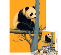 Puzzle per adolescenti 1000 pezzi Risograph Panda Giocattoli fai da te Ottimi regali e giocattoli Giochi per famiglie Migliorare l'amore tra coppie Dimensioni 38x26cm
