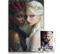 Puzzle per adolescenti 1000 pezzi Ritratti di angeli e demoni Divertimento in famiglia e serata di giochi Idee regalo per divertimento in famiglia Dimensioni 50x75cm
