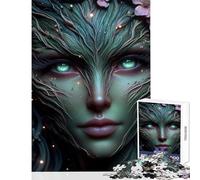 Puzzle per adolescenti 1000 pezzi Ritratto dello spirito della natura Giocattolo educativo Idee regalo per gioco educativo Migliora l'amore tra coppie Dimensioni 38x52cm