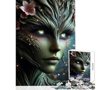 Puzzle per adolescenti 1000 pezzi Ritratto dello spirito della natura Giocattolo educativo Ottimo regalo per giochi Gioco impossibile con poster abbinato e foglio di quiz Dimensioni 38x26cm
