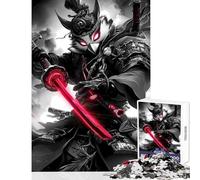 Puzzle per adolescenti 1000 pezzi Samurai Pappagallo con maschera da gufo Giocattolo Decorazione da parete Regalo Compleanno Giochi educativi Allena il tuo cervello e le tue mani Dimensioni 50x75cm