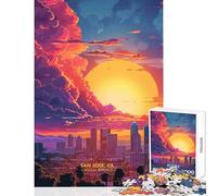 Puzzle per adolescenti 1000 pezzi San Jose California USA Giocattoli educativi Idee regalo per giochi educativi Migliora l'amore tra coppie Dimensioni 38x52cm