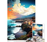 Puzzle per adolescenti 1000 pezzi Scopri Tenerife Dipinto a olio Giocattolo educativo Ottimo regalo per giochi Giochi per famiglie Allena il tuo cervello e le tue mani Dimensioni 50x75cm