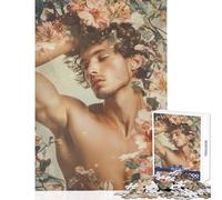 Puzzle per adolescenti 1000 pezzi Seduzione floreale Decorazione per la casa Giocattoli Regali per donne Uomini Giochi educativi per compleanno Natale Dimensioni 38x26cm