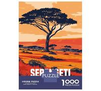 Puzzle Per Adolescenti 1000 Pezzi Serengeti National Park Puzzle Per Adulti Gioco Rompicapo Corsa Di Velocità Delle Mani Attività Divertenti A Casa 38x26cm/1000pcs