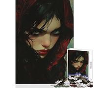 Puzzle per adolescenti 1000 pezzi Sguardo in ombra︰ Incantatrice oscura Giocattoli fai da te Ottimo regalo Gioco educativo Decompressione intellettuale Dimensioni 50x75cm