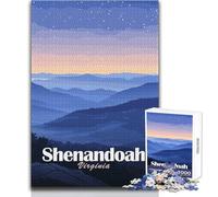 Puzzle per adolescenti 1000 pezzi Shenandoah National Park, Virginia Landscape Toy Gioco intellettuale per divertimento in famiglia Regalo di compleanno Dimensioni 38x26cm