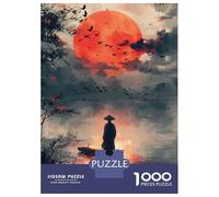 Puzzle Per Adolescenti 1000 Pezzi Silhouette at Sunset Puzzle Per Adulti Giochi Per Famiglie Migliorano La Memoria È Ideale Come Regalo 70x50cm/1000pcs