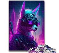 Puzzle per adolescenti 1000 pezzi simpatico lama umano gioco educativo sfida giocattolo decorazione da parete regali unici di compleanno e Natale 26x38cm