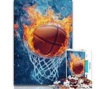 Puzzle per adolescenti 1000 pezzi Slam Dunk Basketball, antistress, sfida difficile, decorazioni e regali unici per la casa, 38x26cm