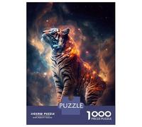 Puzzle Per Adolescenti 1000 Pezzi Space Tiger Spirit Puzzle Per Adulti Gioco Pratico Decorazione Perfetta Compleanni E Regali 52x38cm/1000pcs