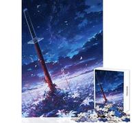 Puzzle per adolescenti 1000 pezzi Spada del Campo delle Stelle al Tramonto Giocattolo Decorazione da parete Ottimo regalo per giochi Giochi rilassanti Collezione di artisti Belle arti 50x75cm