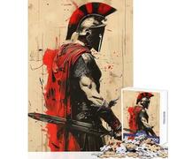 Puzzle per adolescenti 1000 pezzi Spartan Valor Giocattolo educativo Ottimo regalo per giochi di famiglia Allena il tuo cervello e le tue mani Dimensioni 50x75cm