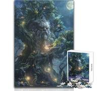 Puzzle per adolescenti 1000 pezzi Spirito dell'albero antico Decorazione perfetta Gioco pratico Regali di Babbo Natale segreto (dimensioni 50x75cm)