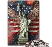 Puzzle per adolescenti 1000 pezzi Statua della Libertà Relax Games Gioco educativo per compleanno, Natale e dai 14 anni in su 50x75cm