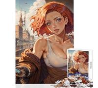 Puzzle per adolescenti 1000 pezzi Steampunk Sexy Anime Donna Giocattolo educativo Regalo per compleanni Gioco per famiglie Lista dei desideri con Babbo Natale Dimensioni 38x52cm