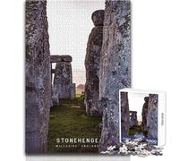 Puzzle per adolescenti 1000 pezzi Stonehenge Divertimento in famiglia e serata di giochi per idee regalo di divertimento in famiglia Dimensioni 38x26cm