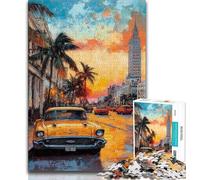 Puzzle per adolescenti 1000 pezzi Strade cittadine, antistress, per ammazzare il tempo durante le vacanze, per migliorare l'amore tra coppie (75x50cm)