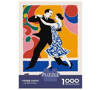 Puzzle Per Adolescenti 1000 Pezzi Tango Argentina Vintage Puzzle Per Adulti Gioco Rompicapo Corsa Di Velocità Delle Mani Attività Divertenti A Casa 38x26cm/1000pcs
