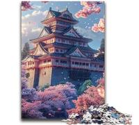 Puzzle per adolescenti 1000 pezzi Templi giapponesi Gioco stimolante e gioco per famiglie Decorazione murale Regali unici per compleanno e Natale 26x38cm