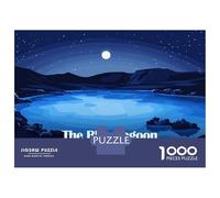 Puzzle Per Adolescenti 1000 Pezzi The Blue Lagoon Iceland Night Puzzle Per Adolescenti Giocattoli Antistress Vacanza A Casa Ammazza Il Tempo Aiuta Ad Allenare Il Cervello 38x26cm/1000pcs