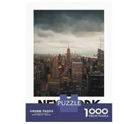 Puzzle Per Adolescenti 1000 Pezzi The Empire State Building Puzzle Per Adulti Gioco Pratico Difficile Divertente Attività A Casa, 52x38cm/1000pcs