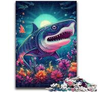 Puzzle per adolescenti 1000 pezzi The Jaws Allena il tuo cervello e le tue mani Interazione genitore-figlio per età 14+ 50x75cm