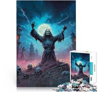 Puzzle per adolescenti 1000 Pezzi The Skull King Stressabbau Staycation Zeit totschlagen Eltern-Kind-Interaktion38x26cm