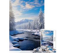 Puzzle per adolescenti 1000 pezzi The Winter Wonder River Decorazione per la casa Giocattoli Regalo di compleanno Giochi rilassanti Collezione di artisti Belle arti Dimensioni 38x26cm