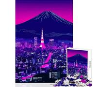 Puzzle per adolescenti 1000 pezzi Tokyo City Neon Cyberpunk Decorazione per la casa Giocattoli Regalo divertente Gioco educativo Divertimento a casa Attività dimensioni 38x52cm
