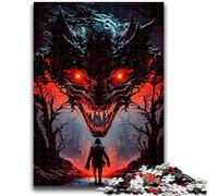 Puzzle per adolescenti 1000 pezzi Umano e mostro aiutano il cervello a esercitare giocattoli avvincenti per coltivare la pazienza Collezione di artisti, Belle arti 38x26cm