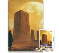 Puzzle per adolescenti 1000 pezzi Un astronauta solitario alla scoperta di un antico e magico Stonehenge su un misterioso,Pla Toys Giochi educativi Sfida difficile Regali di Babbo Natale segreto