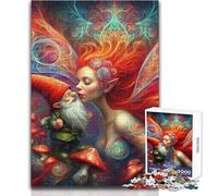 Puzzle per adolescenti 1000 pezzi Un bacio dell'incantatrice Giochi educativi Taglio di precisione Regali di Babbo Natale segreto Dimensioni 38x52cm