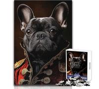 Puzzle per adolescenti 1000 pezzi Un bulldog francese in abito da vampiro Gioco stimolante Giocattoli Attività per la famiglia Giocattolo educativo Dimensioni 38x26cm