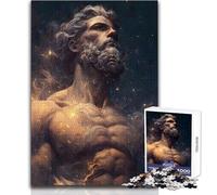 Puzzle per adolescenti 1000 pezzi Un Dio e le stelle Giocattoli Giochi educativi Sfida difficile Regali di Babbo Natale segreto Dimensioni 50x75cm