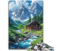 Puzzle per adolescenti 1000 pezzi Una città sotto le montagne innevate Giocattoli educativi per l'apprendimento Giochi per famiglie Regali per amici e parenti 50x75cm