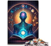 Puzzle per adolescenti 1000 pezzi Universo Zen esoterico Allena il tuo cervello e le tue mani Interazione genitore-figlio per età 14+ 50x75cm