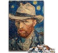 Puzzle per adolescenti 1000 pezzi Van Gogh Cielo notturno Giocattoli educativi di apprendimento Giochi per famiglie Migliora l'amore tra coppie 50x75cm