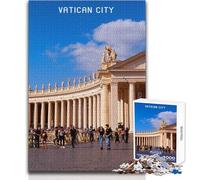 Puzzle per adolescenti 1000 pezzi Vaticano Gioco impossibile Attività per famiglie Regali di Babbo Natale segreto Dimensioni 38x26cm