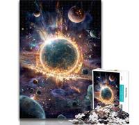 Puzzle per adolescenti 1000 pezzi Via Lattea Universo Galassia 1000 pezzi per adolescenti, per ammazzare il tempo durante le vacanze a casa con pezzi completamente incastrati di forma casuale 26x38cm