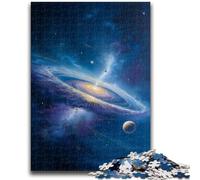 Puzzle per adolescenti 1000 pezzi Via Lattea Universo Galassia 1000 pezzi per adulti, giocattoli per l'intrattenimento della famiglia con poster abbinato e foglio di quiz (26x38cm)